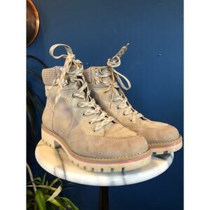 Sole Society Lace-Up Combat Boot Women's Size 8